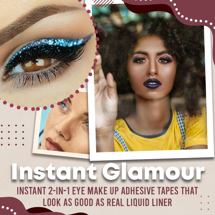 Wiederverwendbare Eyeliner und Wimpern zum Aufkleben